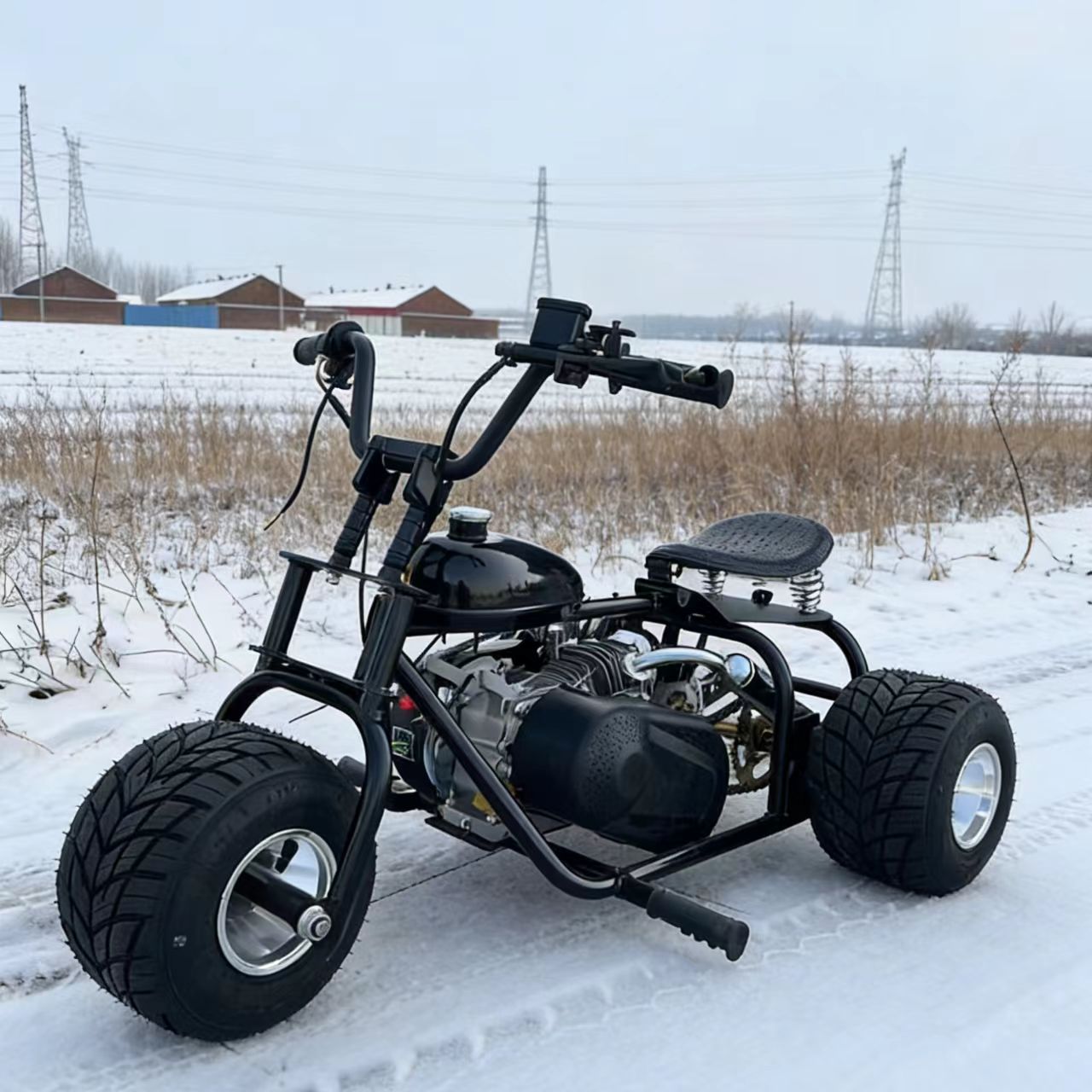 Power Outdoor - 3 Wheels Fuel Powered Go Kart