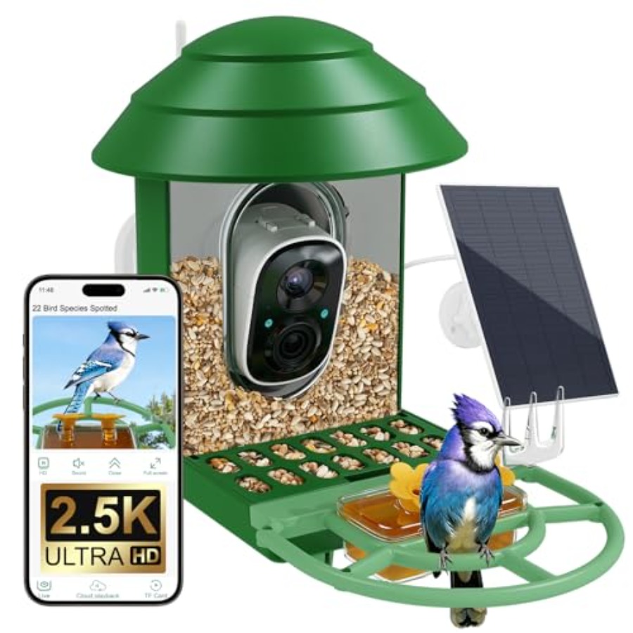 Power Outdoor - Bird Feeder with Camera for Outdoor
