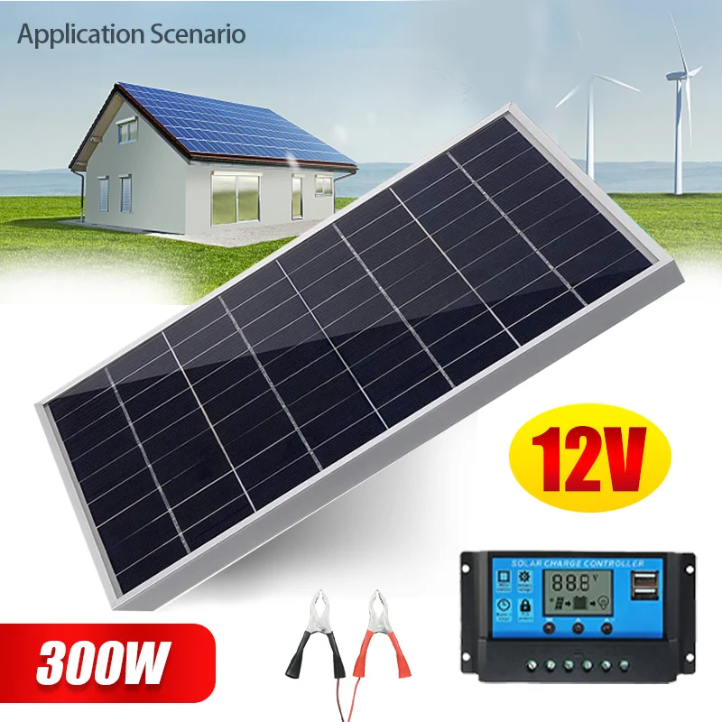 600W 12V Complete Solar Panel  - đánh giá và giá Outdoor Power Supply 12V
