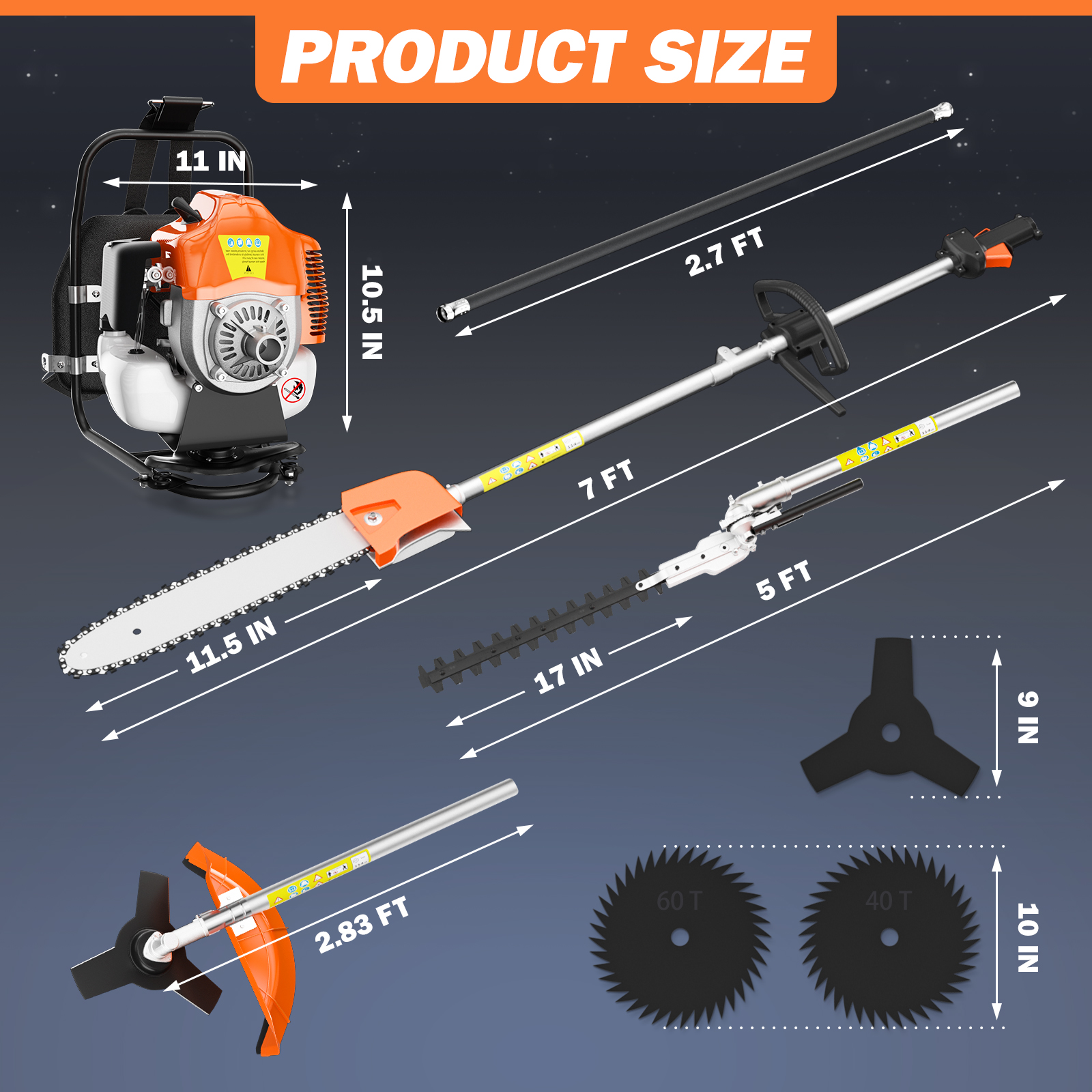 6 IN 1 Multi Functional Gas Po - đánh giá và giá Brush Cutter Strap