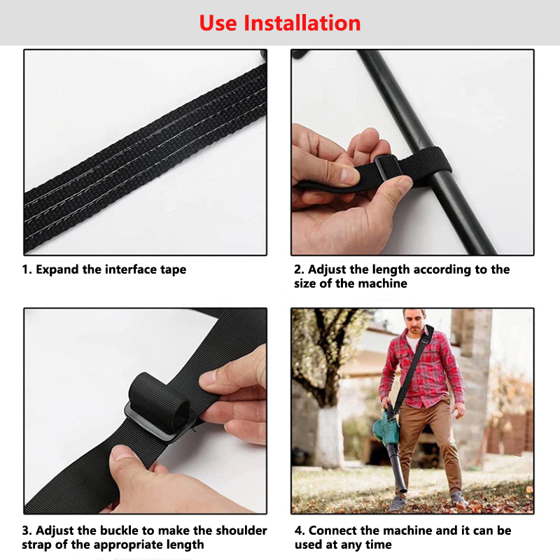 Black Lawn Mower Harness Backp - đánh giá và giá Brush Cutter Strap