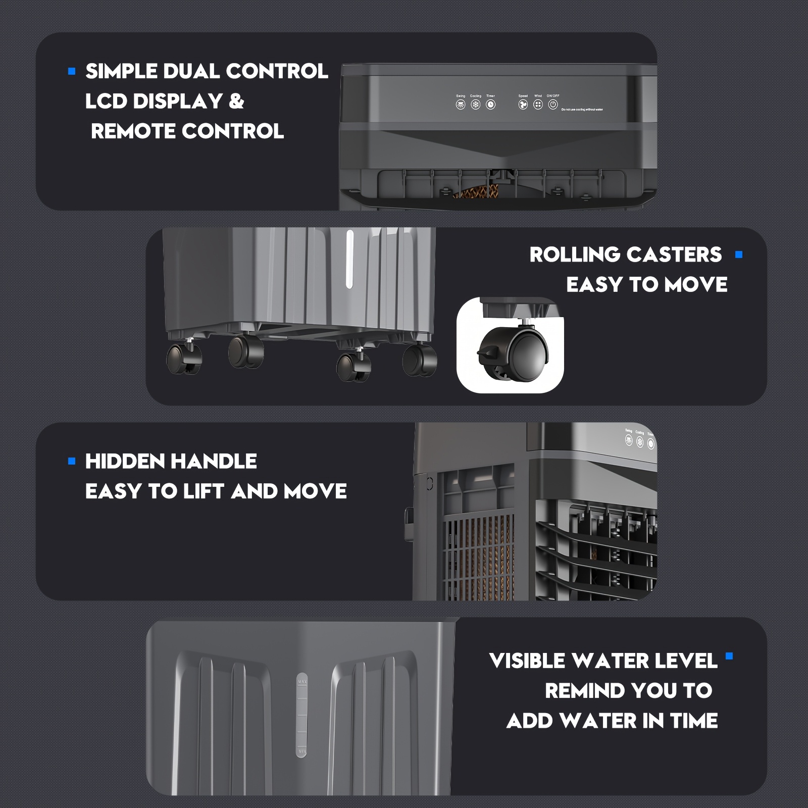 1800CFM Portable Air Cooler wi - đánh giá và giá Power Outdoor