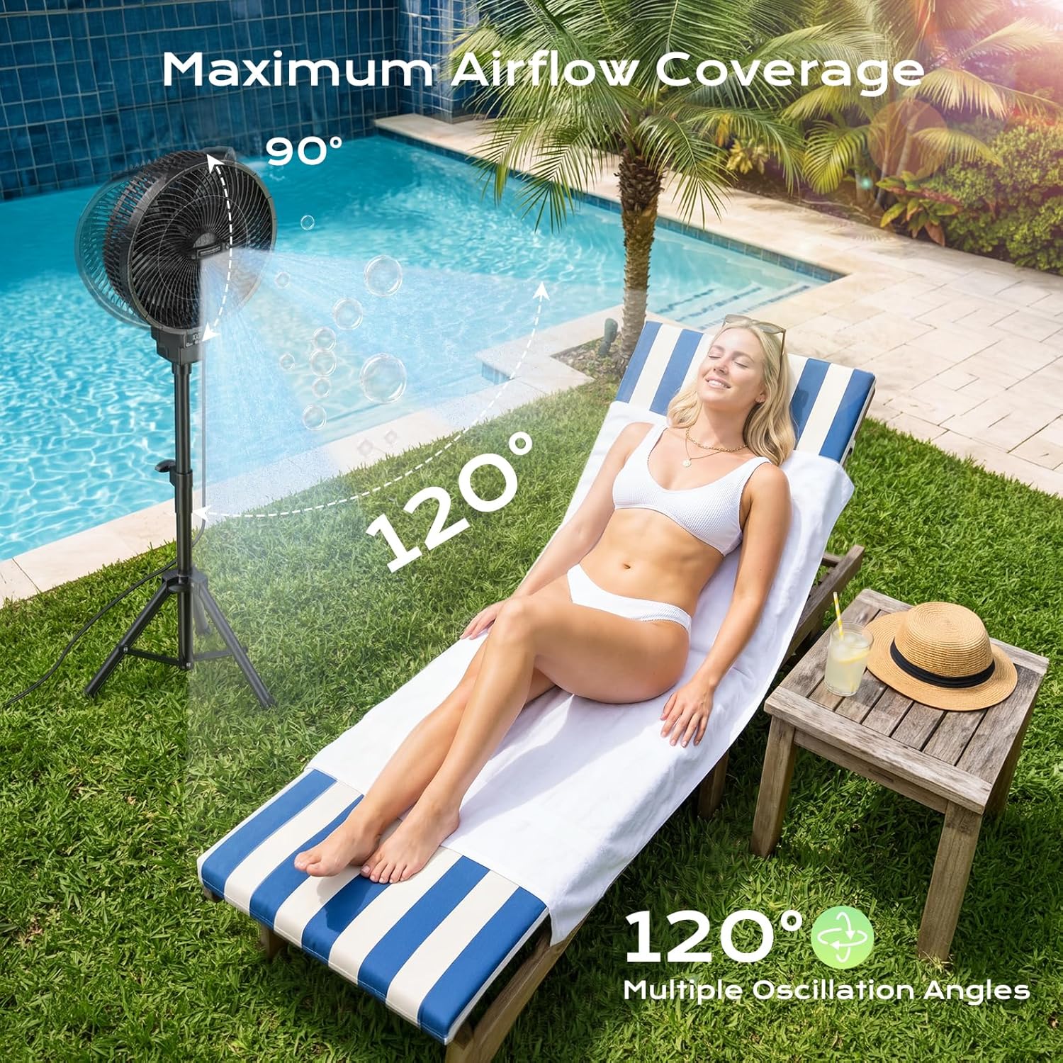 Portable Oscillating Pedestal  - đánh giá và giá Outdoor Power Pedestal
