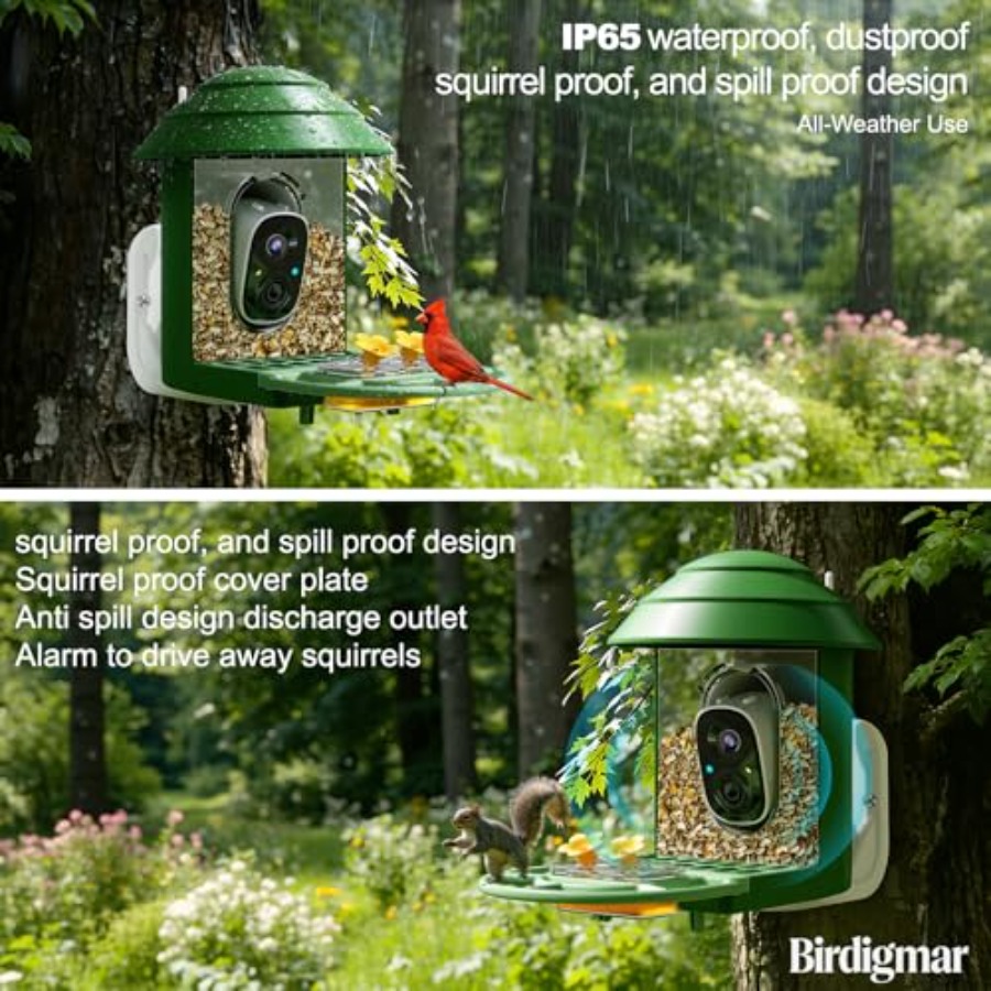 Bird Feeder with Camera for Ou - đánh giá và giá Power Outdoor