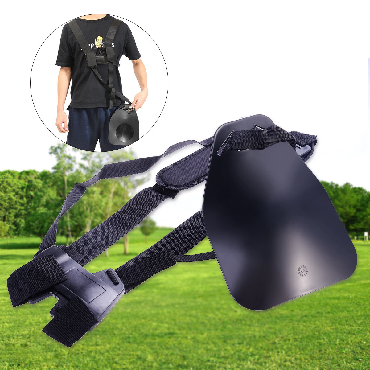 Double Shoulder Strap Black fo - đánh giá và giá Brush Cutter Strap