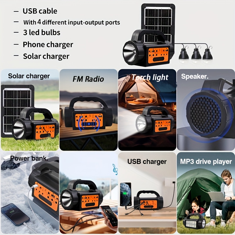 Solar Rechargeable Camping Lig - đánh giá và giá Power Outdoor
