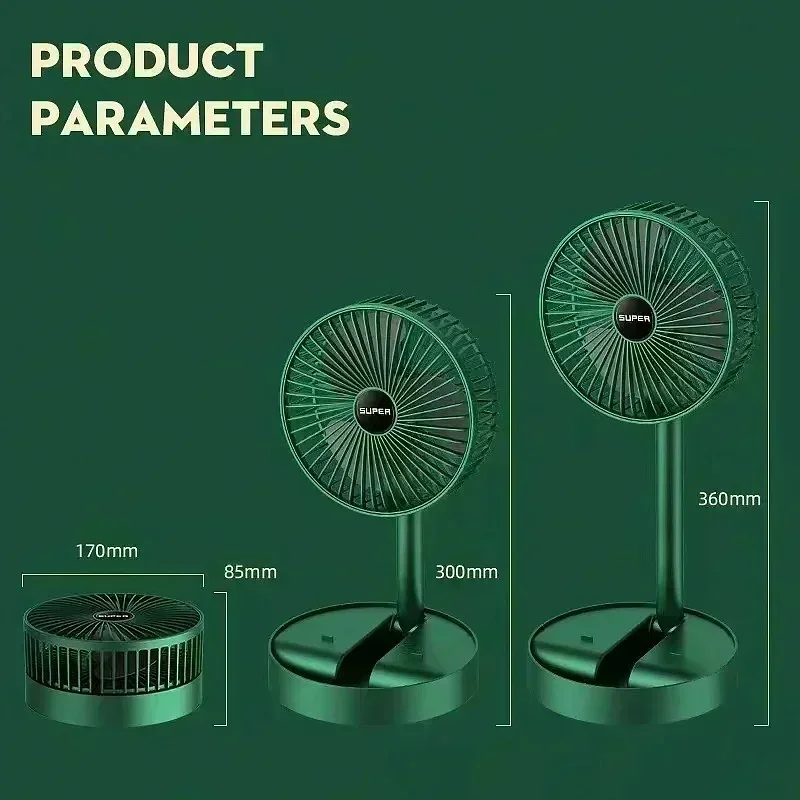 USB Foldable Electric Fan Cold - đánh giá và giá Outdoor Power Pedestal