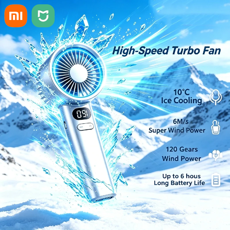 Xiaomi Ultra Portable Handheld - đánh giá và giá Outdoor Power Fan