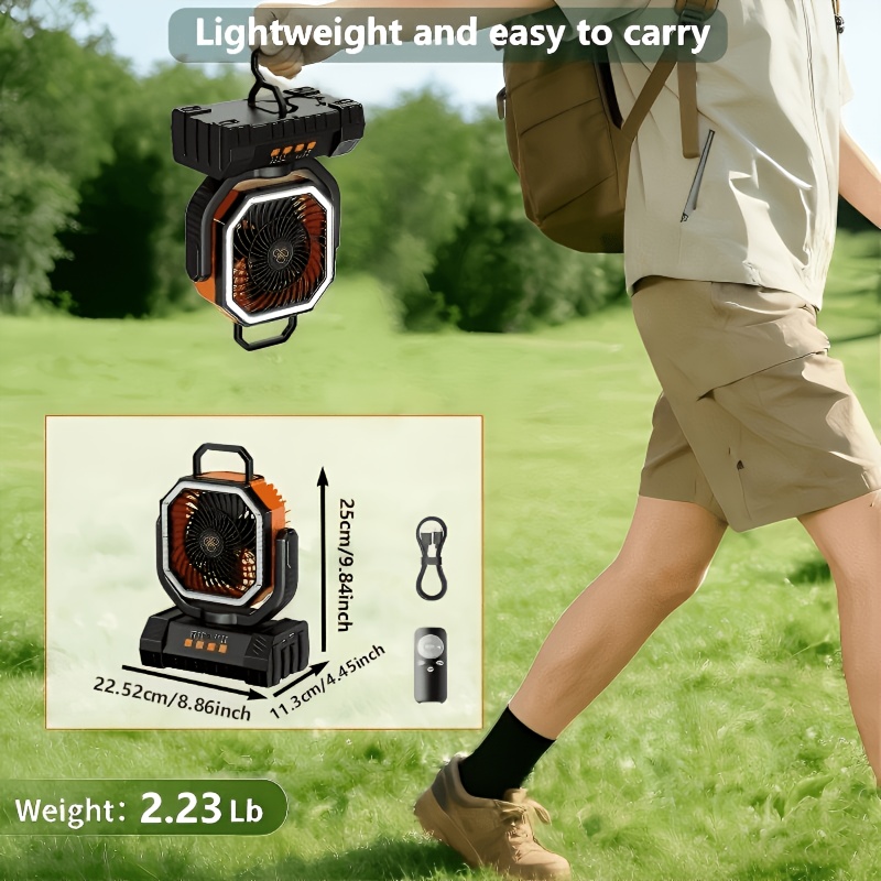 us20000mAh Battery Powered Cam - đánh giá và giá Outdoor Power Fan